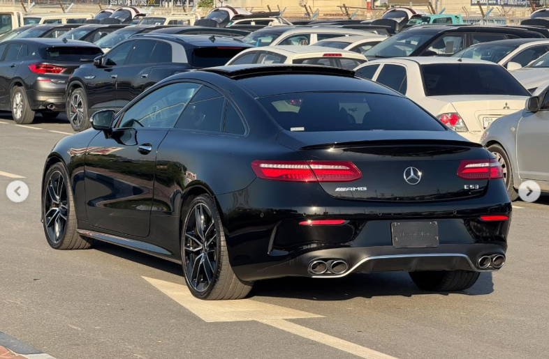 2020 Mercedes-Benz E53 AMG 3.0-liter turbocharged inline-6 Petrol Engine Black Red Sedan
