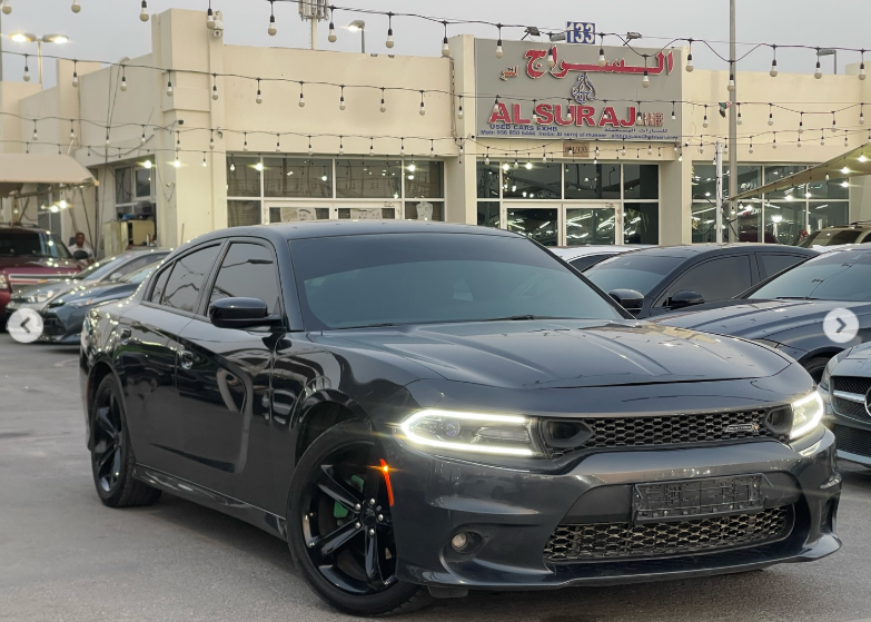 2019 Dodge Charger Scat Pack 3.6 Liters V6 Cylinders Petrol Engine Black Green Sedan RWD