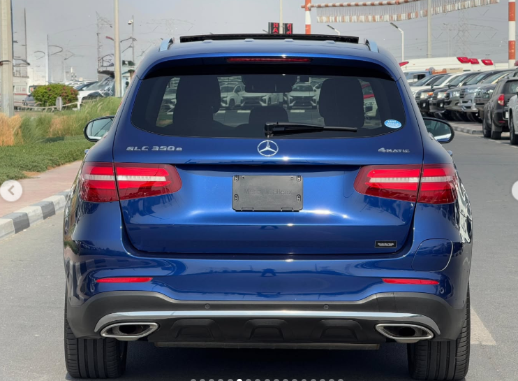 2017 Mercedes-Benz GLC 350e 4MATIC 2.0 Litres Inline-4 Cylinder Engine Blue Grey Luxury SUV