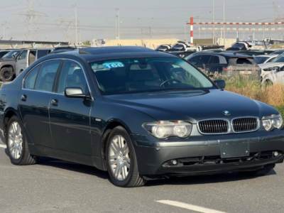 2003 BMW 745i 4.4 Litres Naturally Aspirated 8-cylinder Petrol Engine Grey Black Sedan RWD