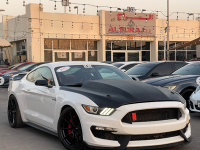 2016 Ford Mustang GT 5.0 Litres V8 Petrol Engine White Red Coupe RWD Automatic