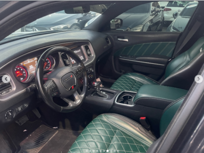 2019 Dodge Charger Scat Pack 3.6 Liters V6 Cylinders Petrol Engine Black Green Sedan RWD