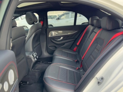 2019 Mercedes-Benz E53 AMG 3.0-liter turbocharged inline-six Petrol Engine White Black Sedan