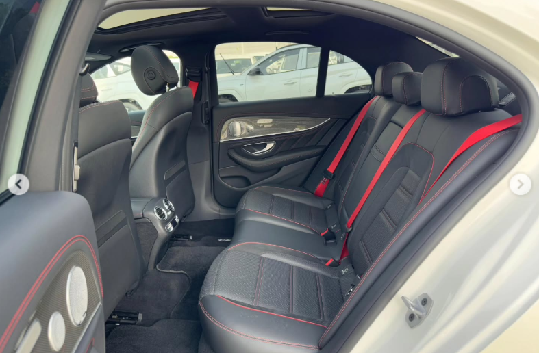 2019 Mercedes-Benz E53 AMG 3.0-liter turbocharged inline-six Petrol Engine White Black Sedan