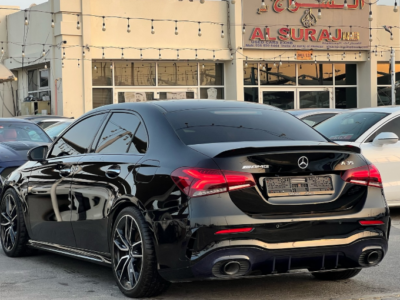 2020 Mercedes-Benz AMG A 35 4MATIC 2.0L Inline-4 Turbocharged Petrol Engine Black Red Sedan GCC