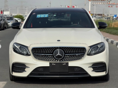 2019 Mercedes-Benz E53 AMG 3.0-liter turbocharged inline-six Petrol Engine White Black Sedan