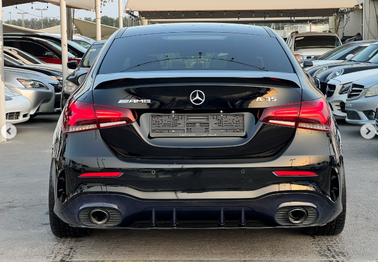 2020 Mercedes-Benz AMG A 35 4MATIC 2.0L Inline-4 Turbocharged Petrol Engine Black Red Sedan GCC
