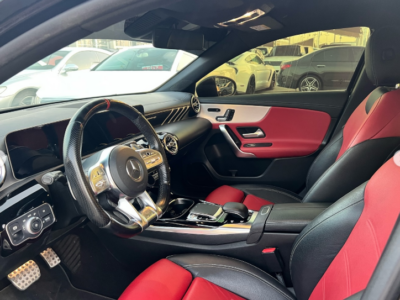 2020 Mercedes-Benz AMG A 35 4MATIC 2.0L Inline-4 Turbocharged Petrol Engine Black Red Sedan GCC