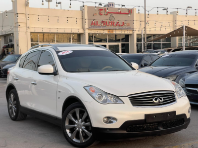 2015 Infiniti QX50 3.7-liter V6 Engine White Beige Luxury Crossover