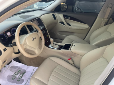 2015 Infiniti QX50 3.7-liter V6 Engine White Beige Luxury Crossover