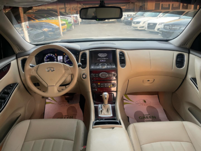 2015 Infiniti QX50 3.7-liter V6 Engine White Beige Luxury Crossover