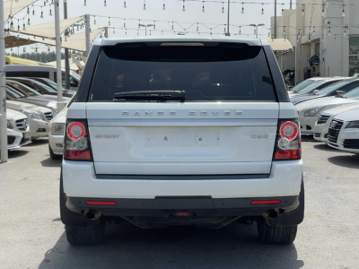 2012 Land Rover Range Rover Sport HSE 5.0L 8 Cylinder Engine White Grey SUV