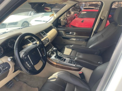 2012 Land Rover Range Rover Sport HSE 5.0L 8 Cylinder Engine White Grey SUV