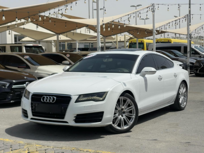 2011 Audi A7 3.0 Liters 6-cylinder Petrol Engine White Beige Sedan