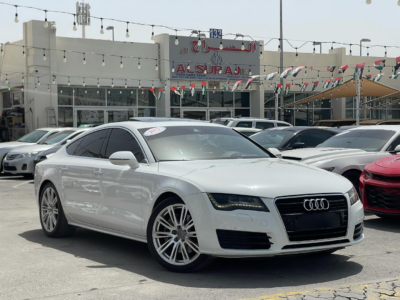 2011 Audi A7 3.0 Liters 6-cylinder Petrol Engine White Beige Sedan