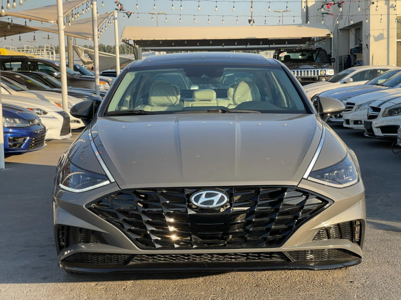 2023 Hyundai Sonata 1.6L Turbo 4 Cylinder Petrol Engine Grey White Sedan