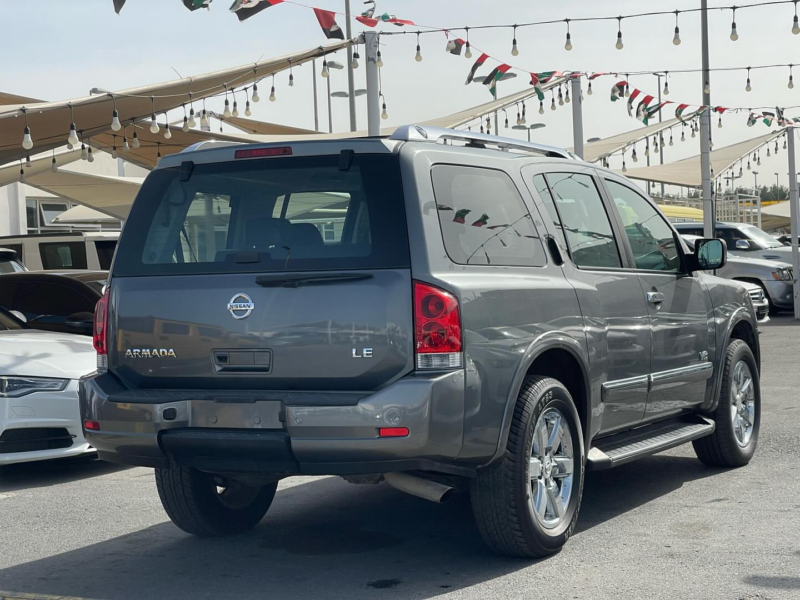 2014 Nissan Armada LE 5.6 Liters V8 Petrol Engine Grey Black SUV