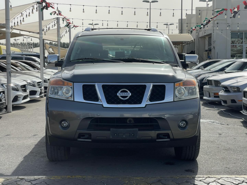 2014 Nissan Armada LE 5.6 Liters V8 Petrol Engine Grey Black SUV