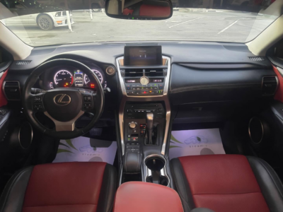 2017 Lexus NX200t 2.0-liter turbocharged 4-cylinder Petrol Engine Black Red Luxury SUV