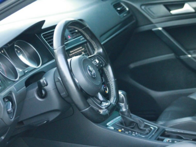 2016 Volkswagen Golf R 2.0-liter turbocharged 4 Cylinder Petrol Engine Blue Black Hatchback