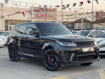 2021 Land Rover Range Rover Sport SVR 5.0L Supercharged V8 Petrol Engine Black Red SUV