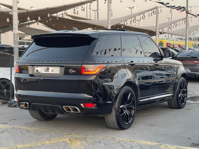 2021 Land Rover Range Rover Sport SVR 5.0L Supercharged V8 Petrol Engine Black Red SUV