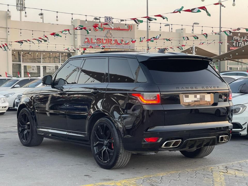 2021 Land Rover Range Rover Sport SVR 5.0L Supercharged V8 Petrol Engine Black Red SUV
