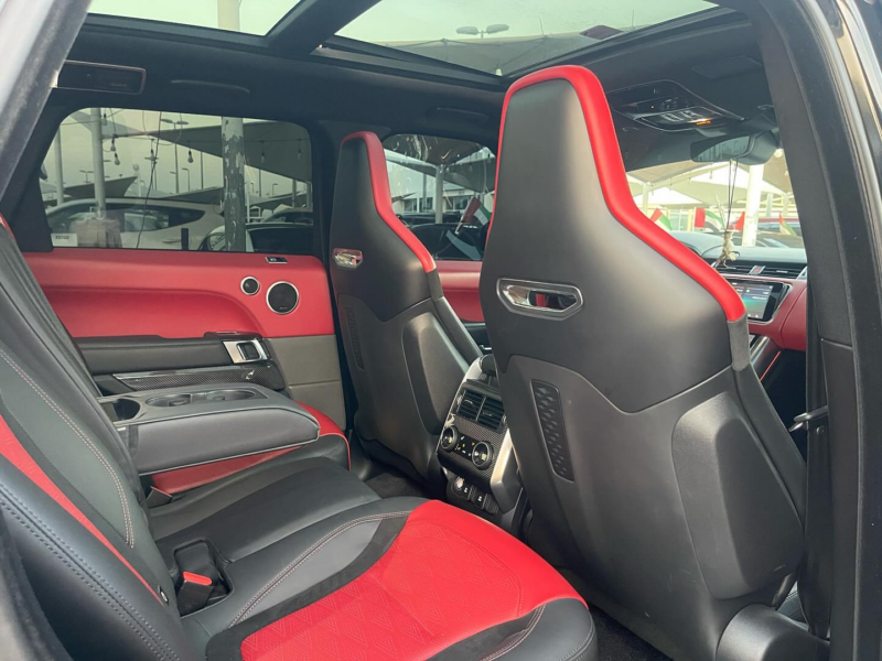 2021 Land Rover Range Rover Sport SVR 5.0L Supercharged V8 Petrol Engine Black Red SUV