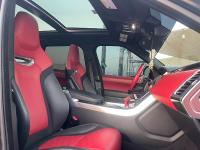 2021 Land Rover Range Rover Sport SVR 5.0L Supercharged V8 Petrol Engine Black Red SUV