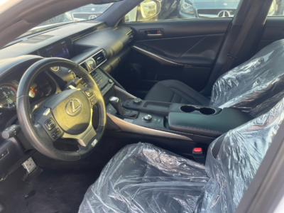 2019 Lexus IS300 2.0L Turbocharged 4-cylinder Engine White Black Sedan
