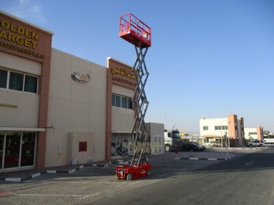2024 Mantall XE100C Scissor Lift Fully Electric Machine Red