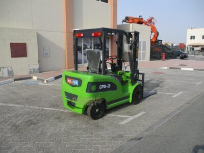 2024 AGT CPD20 Electric Forklift 2 ton Capacity 2 stage mast Battery Charger Green