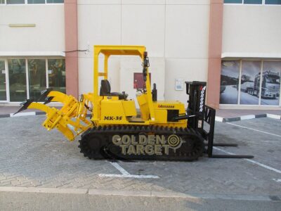 2006 MOROOKA MK35 Crawler Forklift 4 Cylinder Diesel Engine Yellow