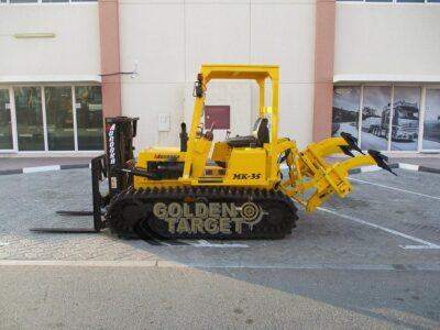 2006 MOROOKA MK35 Crawler Forklift 4 Cylinder Diesel Engine Yellow