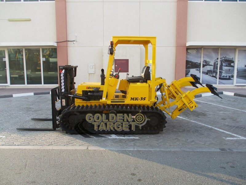 2006 MOROOKA MK35 Crawler Forklift 4 Cylinder Diesel Engine Yellow
