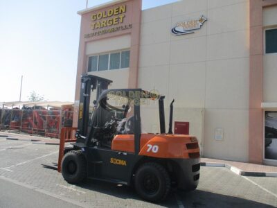 2025 NEW SOCMA HNF-70 Forklift ISUZU 6BG1 6 Cylinder Diesel Engine Orange