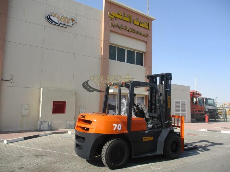 2025 NEW SOCMA HNF-70 Forklift ISUZU 6BG1 6 Cylinder Diesel Engine Orange