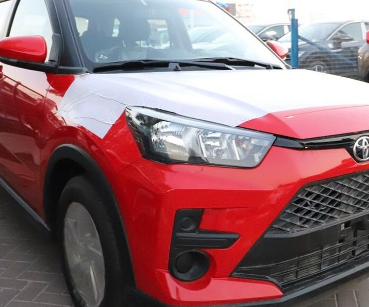 2022 Toyota Raize 1.2 Litres 3-cylinder naturally aspirated Petrol Engine Red Black SUV