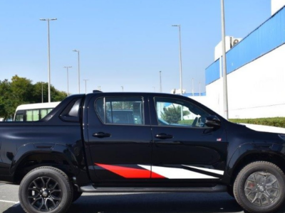 2022 Toyota Hilux GR Sport 2.8 Litres 4 Cylinders Turbo Diesel Engine Black Pickup Truck