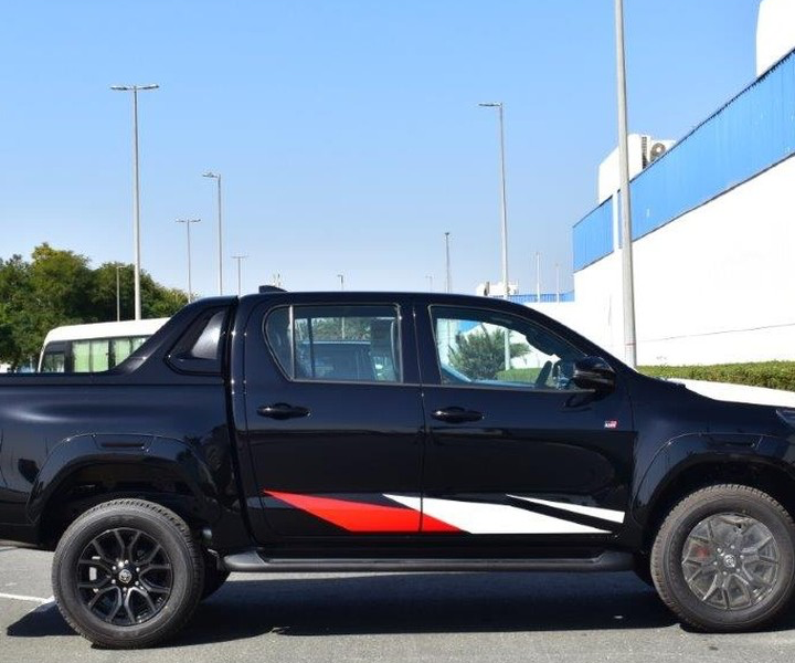 2022 Toyota Hilux GR Sport 2.8 Litres 4 Cylinders Turbo Diesel Engine Black Pickup Truck