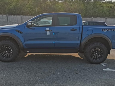 2022 Ford Ranger Raptor 4-Cylinder 2.0 Litres Bi-Turbo Diesel Blue Black Pickup Truck