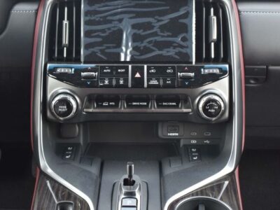 2025 Lexus LX 700h 3.5-liter twin-turbocharged V6 Hybrid Engine White Red SUV