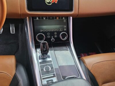 2019 Land Rover Range Rover Sport SVR 5.0-liter Supercharged V8 Petrol Engine Blue Tan SUV