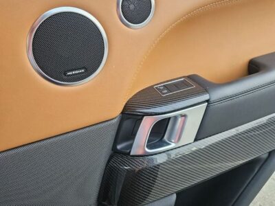 2019 Land Rover Range Rover Sport SVR 5.0-liter Supercharged V8 Petrol Engine Blue Tan SUV