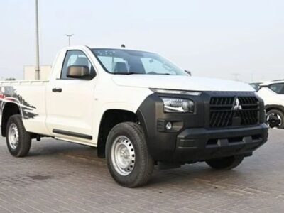 2026 Mitsubishi L200 2.4 Litres 4 Cylinders Diesel Engine SC MT White Black Pickup Truck