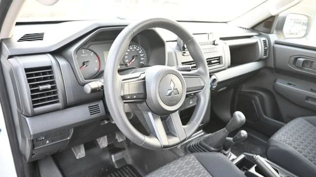 2026 Mitsubishi L200 2.4 Litres 4 Cylinders Diesel Engine SC MT White Black Pickup Truck