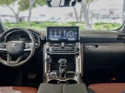 2023 Toyota Land Cruiser 3.5L VX 3.5-liter twin-turbo V6 Engine Silver Red SUV