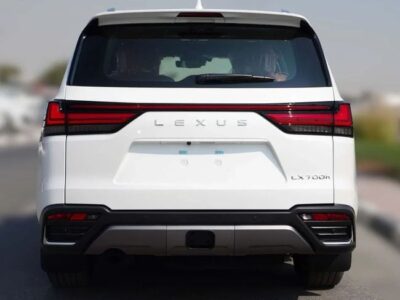 2026 Lexus LX 700h 3.5-liter Twin-turbocharged V6 Hybrid Engine White Tan SUV