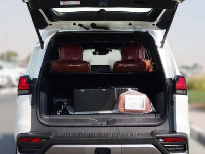 2026 Lexus LX 700h 3.5-liter Twin-turbocharged V6 Hybrid Engine White Tan SUV