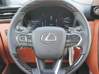 2026 Lexus LX 700h 3.5-liter Twin-turbocharged V6 Hybrid Engine White Tan SUV